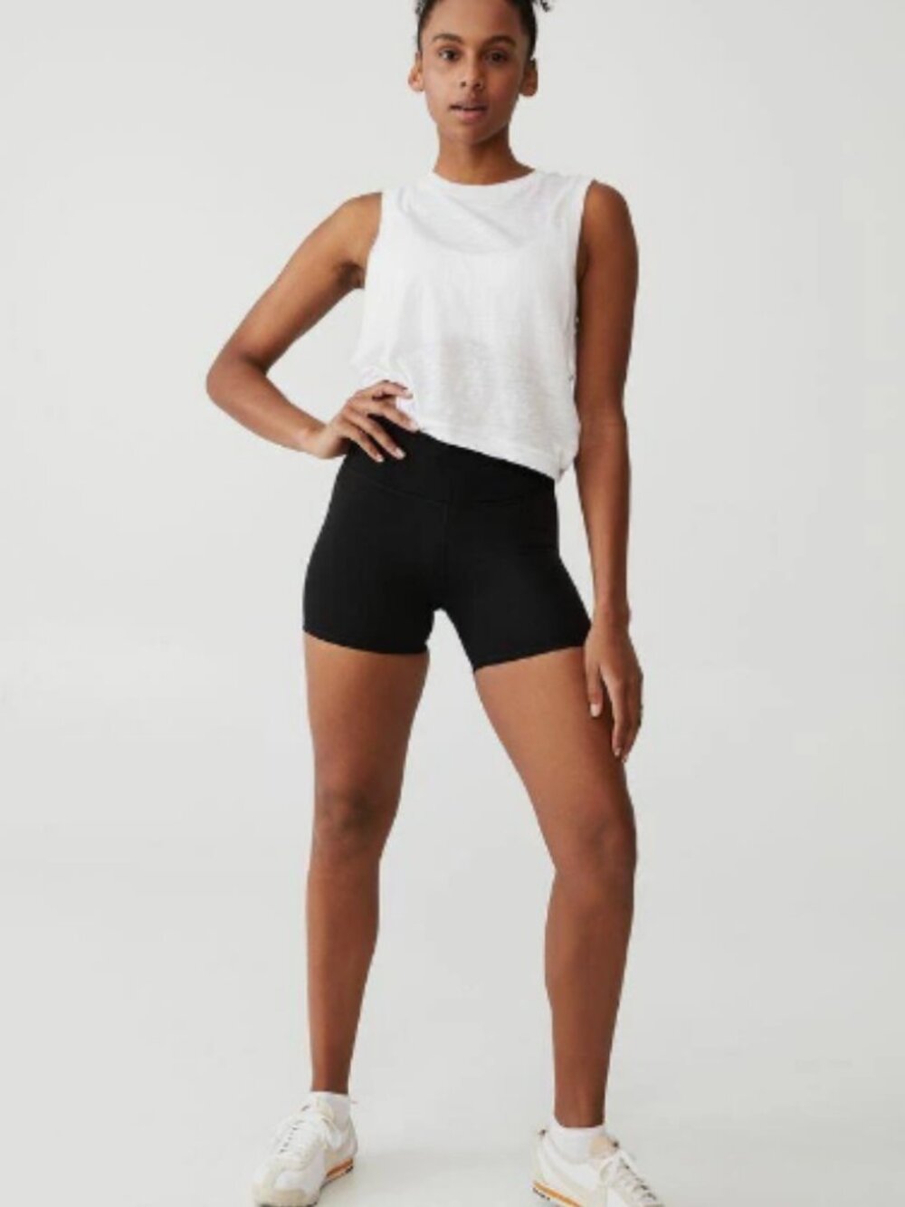 Cotton On Ladies Highwaisted Shortie Short, CORE BLACK, L